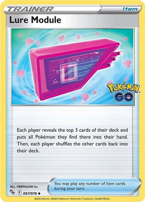 Pokemon TCG - Pokemon GO - Lure Module - 067/078 - Reverse Holofoil