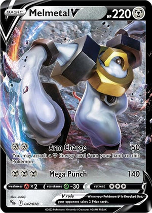 Pokemon TCG - Pokemon GO - Melmetal V - 047/078 - Holofoil