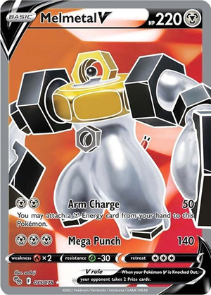 Pokemon TCG - Pokemon GO - Melmetal V - 075/078 - Holofoil