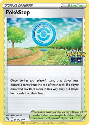 Pokemon TCG - Pokemon GO - PokeStop - 068/078 - Reverse Holofoil