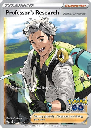 Pokemon TCG - Pokemon GO - Professor's Research - 078/078 - Holofoil