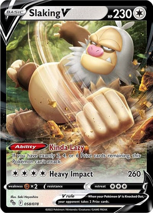 Pokemon TCG - Pokemon GO - Slaking V - 058/078 - Holofoil