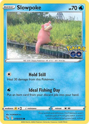 Pokemon TCG - Pokemon GO - Slowpoke - 019/078