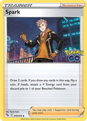 Pokemon TCG - Pokemon GO - Spark - 070/078 - Reverse Holofoil