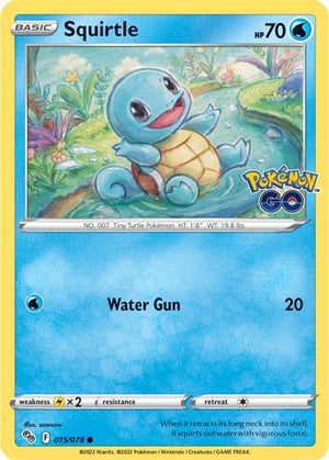 Pokemon TCG - Pokemon GO - Squirtle - 015/078