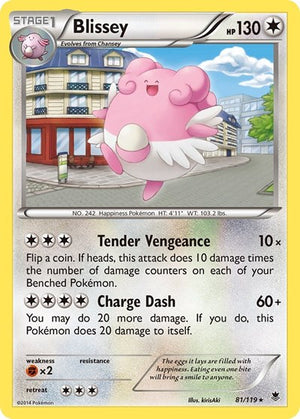 Pokemon TCG - XY - Phantom Forces - Blissey - 81/119