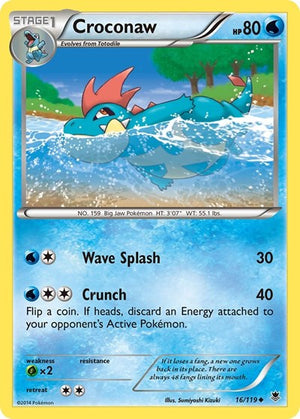 Pokemon TCG - XY - Phantom Forces - Croconaw - 16/119