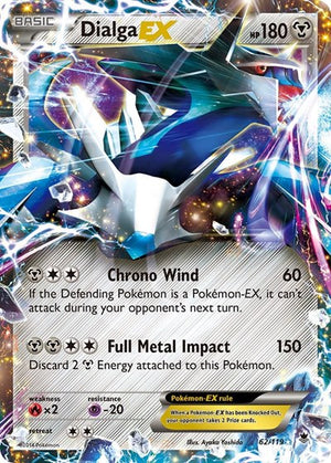 Pokemon TCG - XY - Phantom Forces - Dialga EX - 62/119 - Holofoil