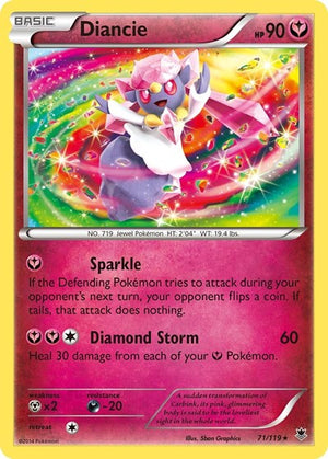 Pokemon TCG - XY - Phantom Forces - Diancie - 71/119 - Holofoil
