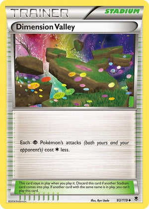 Pokemon TCG - XY - Phantom Forces - Dimension Valley - 93/119 - Reverse Holofoil
