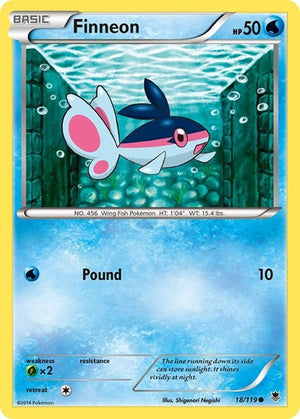 Pokemon TCG - XY - Phantom Forces - Finneon - 18/119
