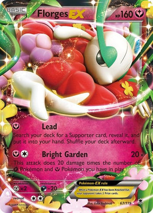Pokemon TCG - XY - Phantom Forces - Florges EX - 67/119 - Holofoil