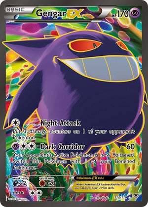 Pokemon TCG - XY - Phantom Forces - Gengar EX - 114/119 - Holofoil