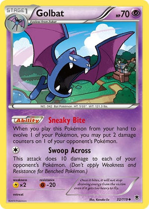 Pokemon TCG - XY - Phantom Forces - Golbat - 32/119