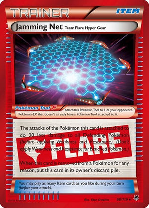 Pokemon TCG - XY - Phantom Forces - Jamming Net - 98/119 - Holofoil