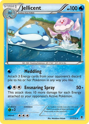 Pokemon TCG - XY - Phantom Forces - Jellicent - 21/119