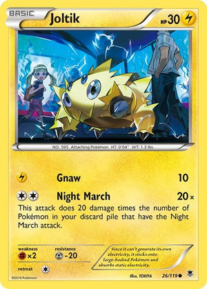 Pokemon TCG - XY - Phantom Forces - Joltik - 26/119 - Reverse Holofoil