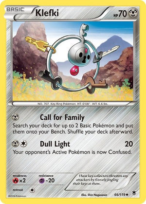 Pokemon TCG - XY - Phantom Forces - Klefki - 66/119 - Reverse Holofoil