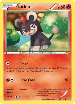 Pokemon TCG - XY - Phantom Forces - Litleo - 11/119