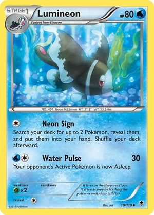 Pokemon TCG - XY - Phantom Forces - Lumineon - 19/119