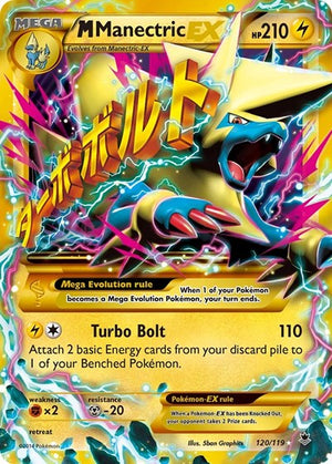 Pokemon TCG - XY - Phantom Forces - M Manectric EX - 120/119 - Holofoil