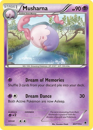 Pokemon TCG - XY - Phantom Forces - Musharna - 40/119