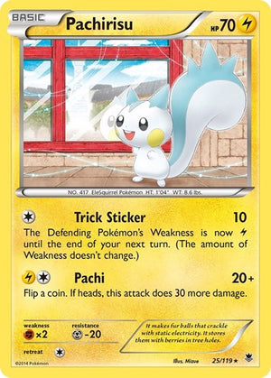 Pokemon TCG - XY - Phantom Forces - Pachirisu - 25/119