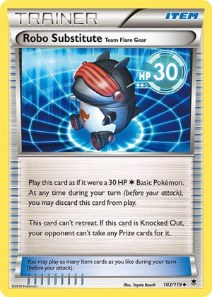 Pokemon TCG - XY - Phantom Forces - Robo Substitute - 102/119