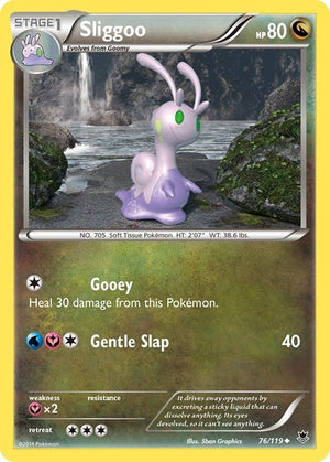 Pokemon TCG - XY - Phantom Forces - Sliggoo - 76/119