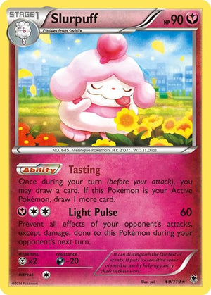 Pokemon TCG - XY - Phantom Forces - Slurpuff - 69/119 - Holofoil