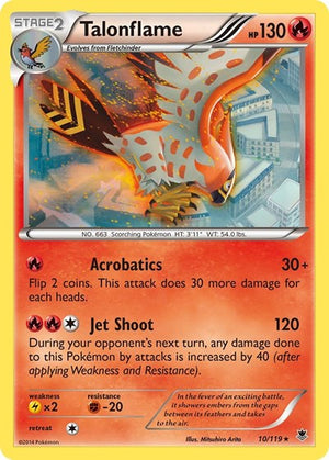 Pokemon TCG - XY - Phantom Forces - Talonflame - 10/119