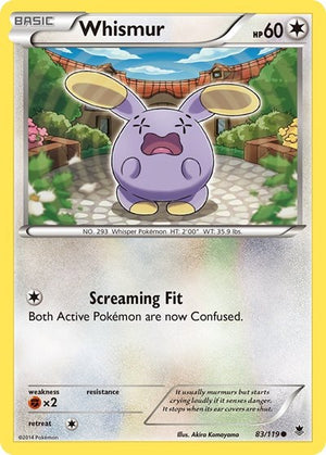 Pokemon TCG - XY - Phantom Forces - Whismur - 83/119