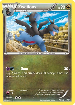 Pokemon TCG - XY - Phantom Forces - Zweilous - 73/119