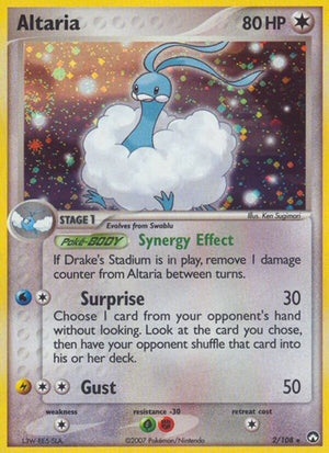 Pokemon TCG - EX Power Keepers - Altaria - 2/108 - Reverse Holofoil