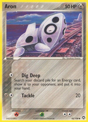 Pokemon TCG - EX Power Keepers - Aron - 42/108