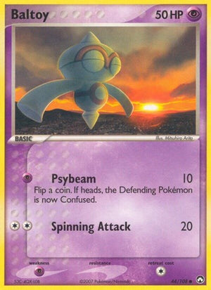 Pokemon TCG - EX Power Keepers - Baltoy - 44/108