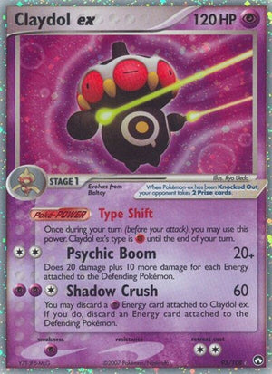 Pokemon TCG - EX Power Keepers - Claydol ex - 93/108 - Holofoil
