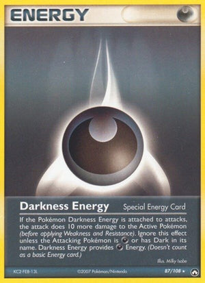 Pokemon TCG - EX Power Keepers - Darkness Energy - 87/108