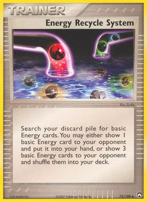 Pokemon TCG - EX Power Keepers - Energy Recycle System - 73/108