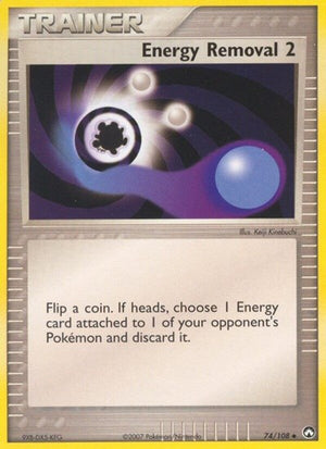 Pokemon TCG - EX Power Keepers - Energy Removal - 74/108 - Reverse Holofoil