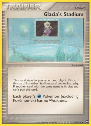 Pokemon TCG - EX Power Keepers - Glacia's Stadium - 76/108