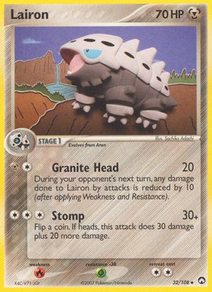 Pokemon TCG - EX Power Keepers - Lairon - 32/108 - Reverse Holofoil