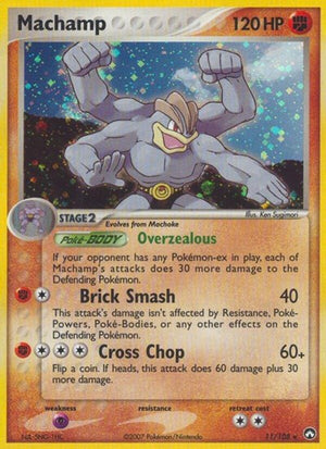 Pokemon TCG - EX Power Keepers - Machamp - 11/108 - Reverse Holofoil
