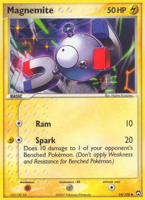 Pokemon TCG - EX Power Keepers - Magnemite - 54/108