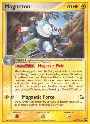 Pokemon TCG - EX Power Keepers - Magneton - 16/108 - Reverse Holofoil