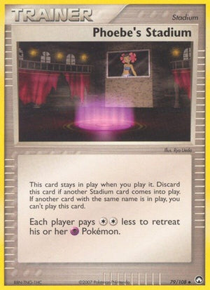 Pokemon TCG - EX Power Keepers - Phoebe's Stadium - 79/108 - Reverse Holofoil