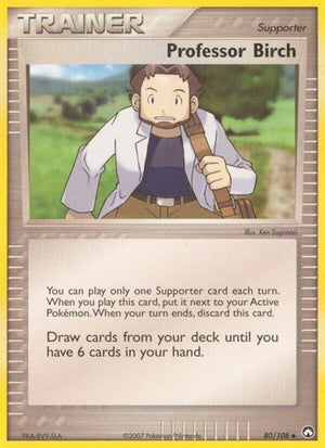 Pokemon TCG - EX Power Keepers - Professor Birch - 80/108