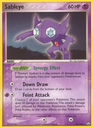 Pokemon TCG - EX Power Keepers - Sableye - 22/108