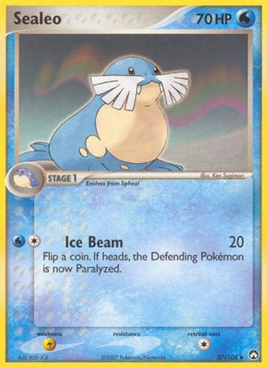 Pokemon TCG - EX Power Keepers - Sealeo - 37/108 - Reverse Holofoil