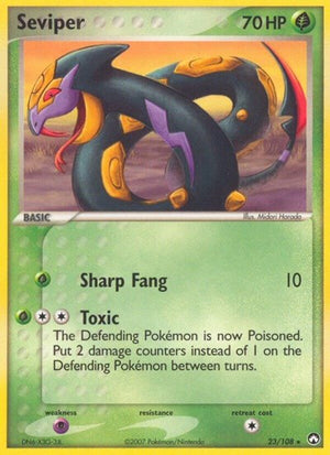 Pokemon TCG - EX Power Keepers - Seviper - 23/108